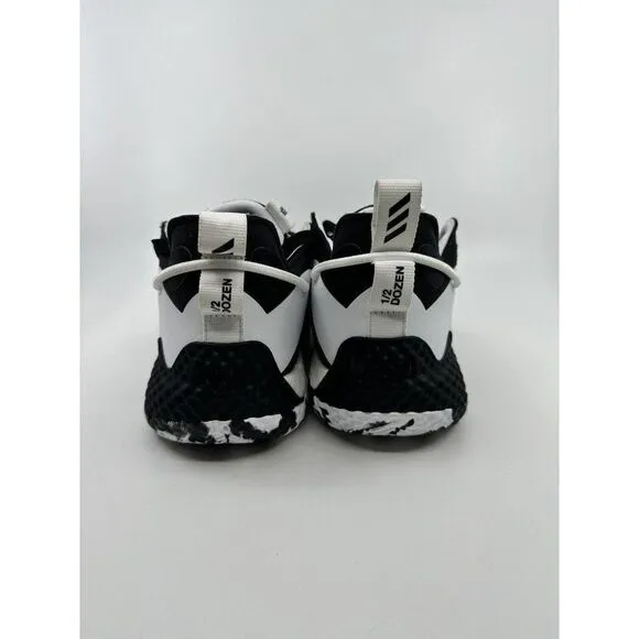 ADIDAS HARDEN VOL. 6 BLACK WHITE JAMES HARDEN GV8704 SIZE 8.5 BASKETBALL NEW