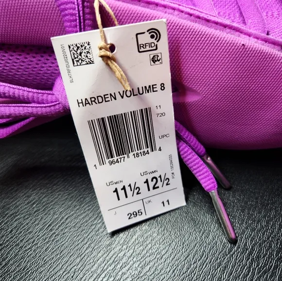 Adidas Harden Vol 8 Basketball Sz 11.5 NEW Purple Burst