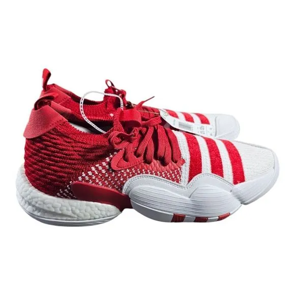 Adidas Men Basketball Shoes Trae Young 2 Red White Size 12.5 Team Power Red NWT