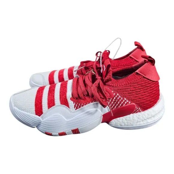 Adidas Men Basketball Shoes Trae Young 2 Red White Size 12.5 Team Power Red NWT