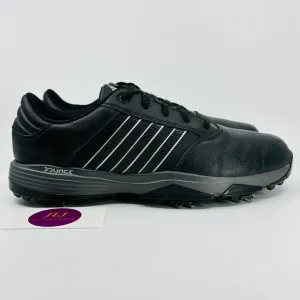 Adidas Men's 360 Bounce Adipower Black Leather Golf Shoes F33681 Size 10.5