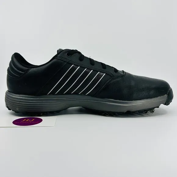 Adidas Men's 360 Bounce Adipower Black Leather Golf Shoes F33681 Size 10.5