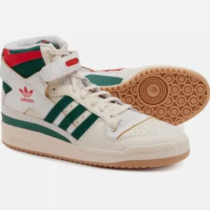 Adidas Mens Forum 84 High Court Leather White Green Red Size 8 Basketball NEW