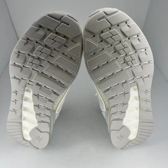Adidas Mens GY2688 ZX 2K Boost Triple White Lace Up Sneaker Size 9 Running Shoes