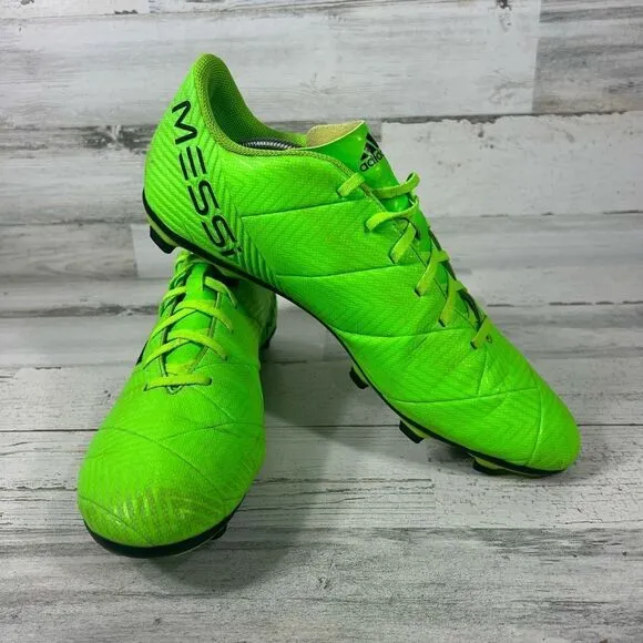 Adidas Mens Nemeziz Messi‎ 18.4 FXG Soccer Cleats Athletic Shoes Green US 13