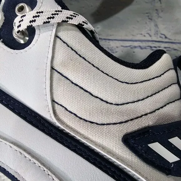 adidas MENS SIZE 15 ICON 6 Turf Baseball Shoes White Navy EG7598
