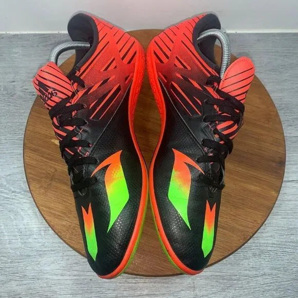 Adidas Men's Size US 11 Messi 15.3 Black Orange Football Indoor Soccer Shoes