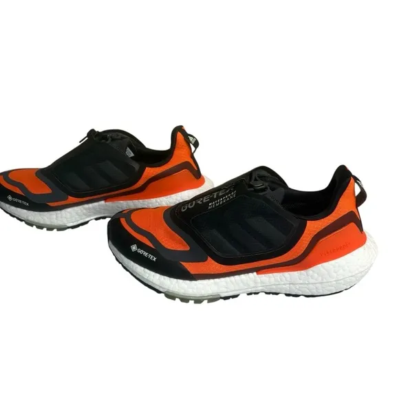 adidas Men's sz 8 Ultraboost 22 Impact Orange Goretex Running Shoes New no box