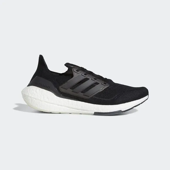 ADIDAS MEN'S ULTRABOOST-21 RUNNING SHOE, BLACK/BLACK/GREY, 12