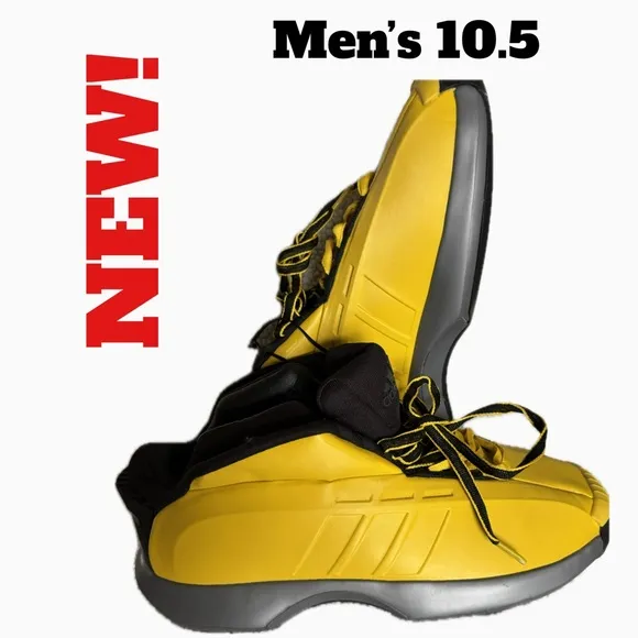 Adidas Men's Yellow Basketball Shoes