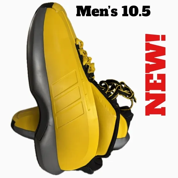 Adidas Men's Yellow Basketball Shoes