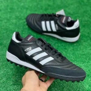Adidas Mundial Team Low Mens Turf Soccer Shoes Cleats Black 019228 NEW Multi Sz