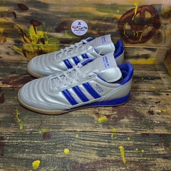 adidas Mundial Team RS Turf Soccer Shoes Men Sz 11 Metallic Silver JI3512