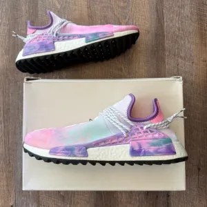 Adidas NMD Human Race Trail x Pharrell Holi Festival Pink Purple White