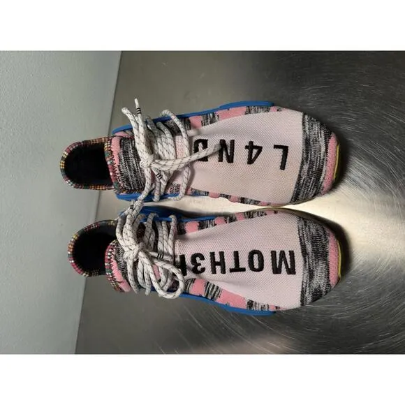 Adidas NMD Human Race Trail x Pharrell Solar Pack Size 8.5 Sneakers BB9531 Box