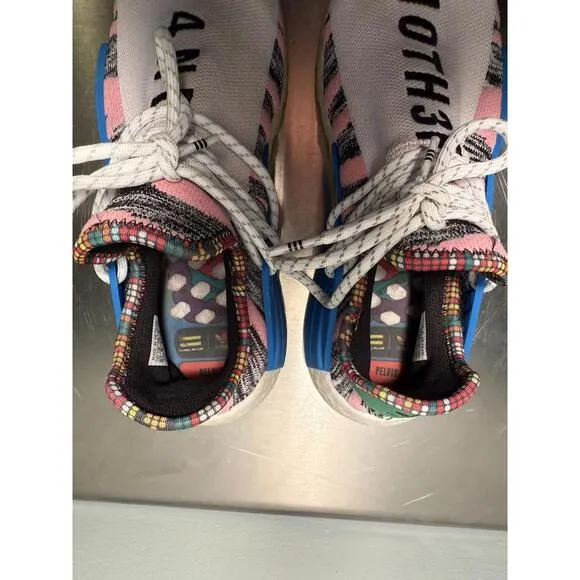 Adidas NMD Human Race Trail x Pharrell Solar Pack Size 8.5 Sneakers BB9531 Box
