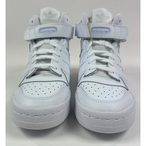 Adidas Originals Forum Mid Top Womens Cloud White Shoes Sneakers Strap FZ6473