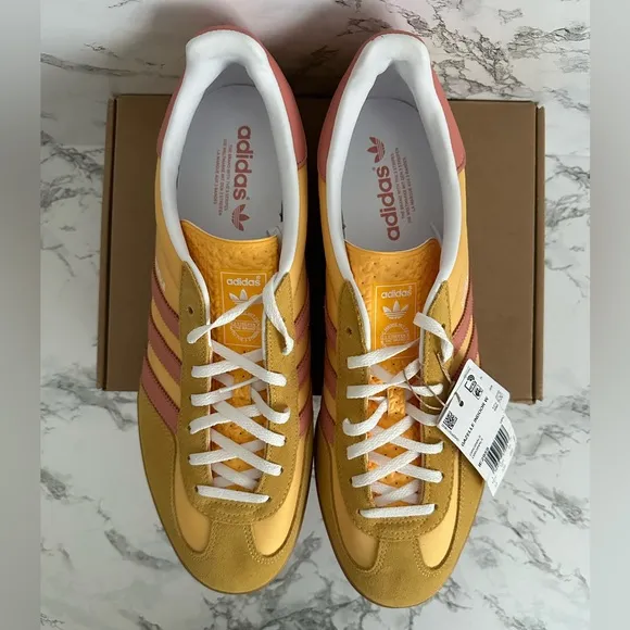 adidas Originals Gazelle Indoor Shoes Athletic IE2959 Women Sz 14/Men Sz 12.5