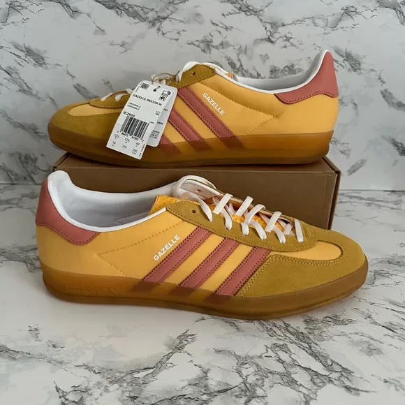 adidas Originals Gazelle Indoor Shoes Athletic IE2959 Women Sz 14/Men Sz 12.5