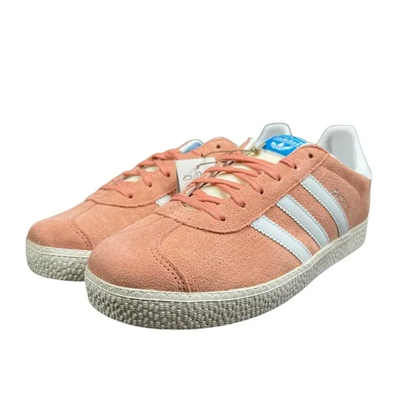 Adidas Originals Gazelle J Wonder Clay White Shoes IG1699 Girl's Sizes 3.5 - 7