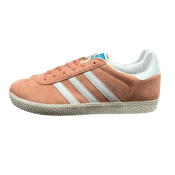 Adidas Originals Gazelle J Wonder Clay White Shoes IG1699 Girl's Sizes 3.5 - 7