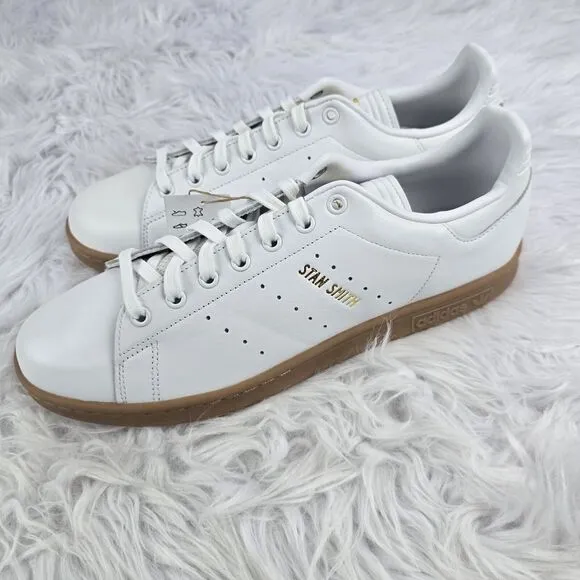 adidas Originals Stan Smith Footwear White Gum ID1342 Size 13 Rare Gold