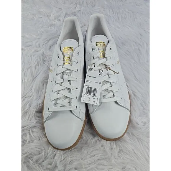 adidas Originals Stan Smith Footwear White Gum ID1342 Size 13 Rare Gold