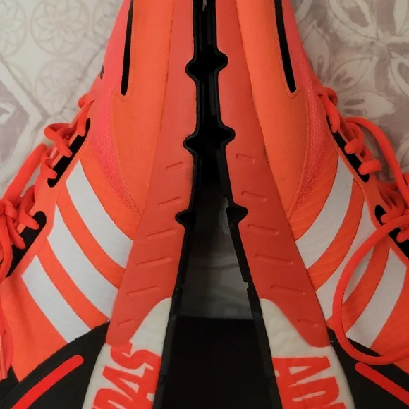 Adidas Originals ZX 1K Boost Solar Red Orange FY3631 Men's Running Shoe Size 9.5