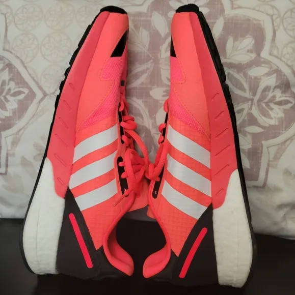 Adidas Originals ZX 1K Boost Solar Red Orange FY3631 Men's Running Shoe Size 9.5