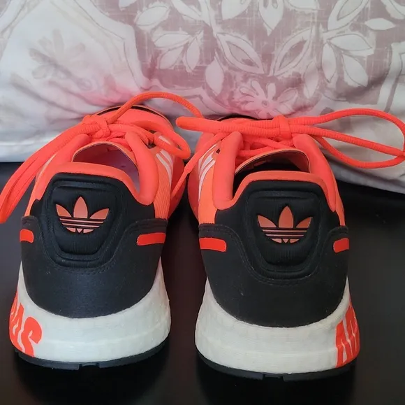 Adidas Originals ZX 1K Boost Solar Red Orange FY3631 Men's Running Shoe Size 9.5