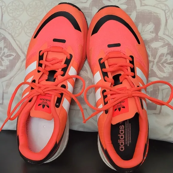 Adidas Originals ZX 1K Boost Solar Red Orange FY3631 Men's Running Shoe Size 9.5