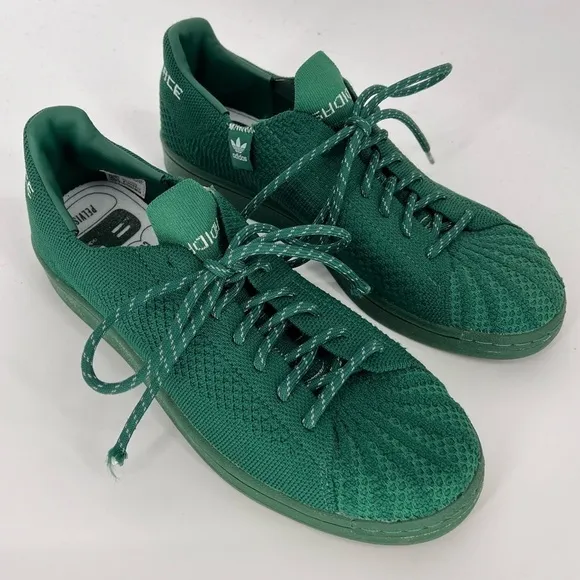 Adidas Pharrell Williams Superstar Primeknit 'Dark Green’
