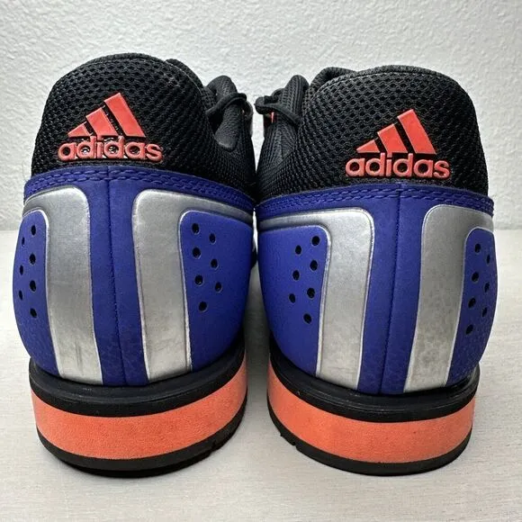Adidas Powerlift 2.0 Purple Lace Up Weightlifting Strap Shoes