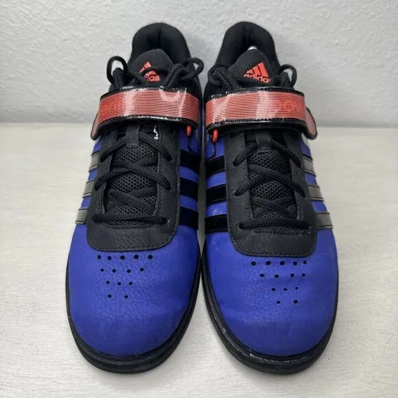 Adidas Powerlift 2.0 Purple Lace Up Weightlifting Strap Shoes