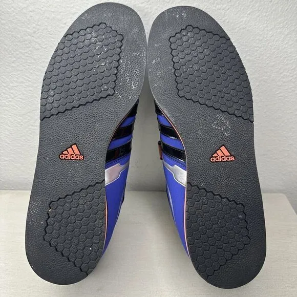 Adidas Powerlift 2.0 Purple Lace Up Weightlifting Strap Shoes