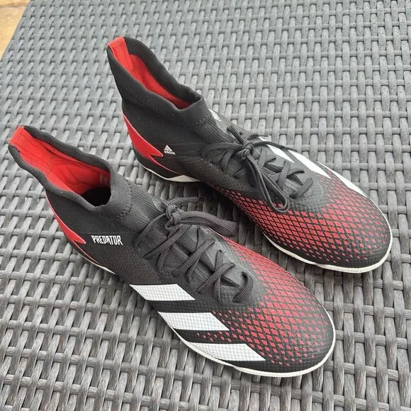 Adidas Predator 20.3 IN Active Red Men's Soccer Shoes EF2209 Size 12