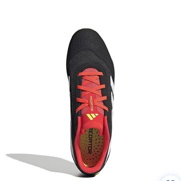 Adidas Predator Club Sala Size 9 Mens Black Solar Red Indoor Soccer Shoes