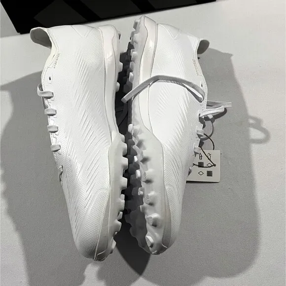 Adidas Predator League TF Soccer Turf Shoe White IF6378 Football Cleats 9.5 NIB