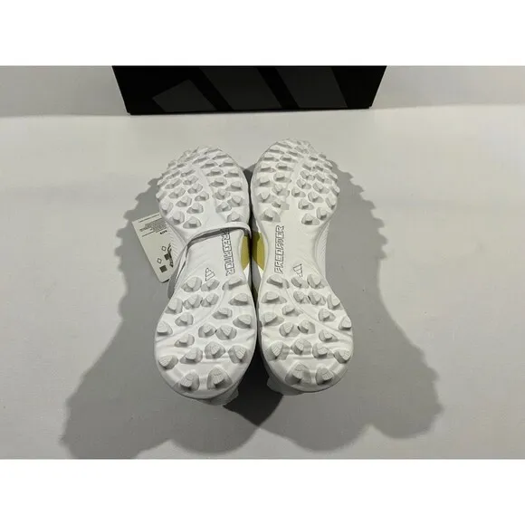 Adidas Predator League TF Soccer Turf Shoe White IF6378 Football Cleats 9.5 NIB