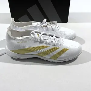Adidas Predator League TF Soccer Turf Shoe White IF6378 Football Cleats 9.5 NIB