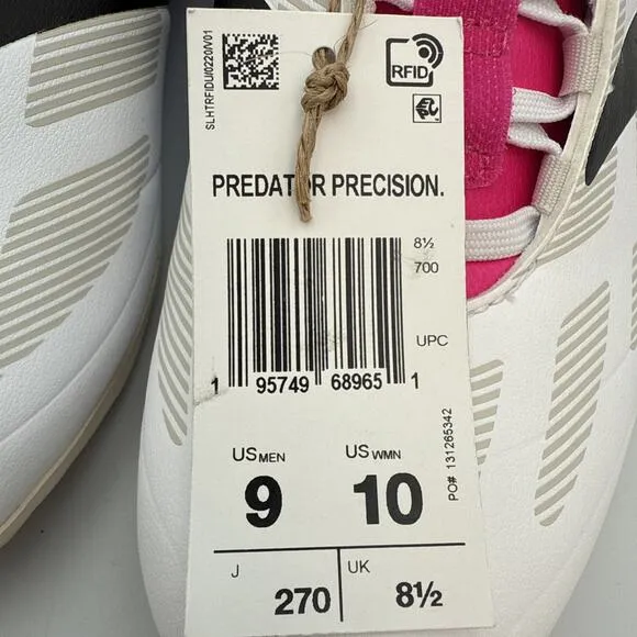 Adidas Predator Precision .3 TF Turf Soccer Cleats Beckham Women's 10 Men's 9
