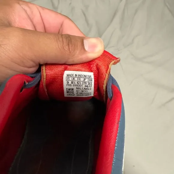 Adidas predator precision fg blue grey red