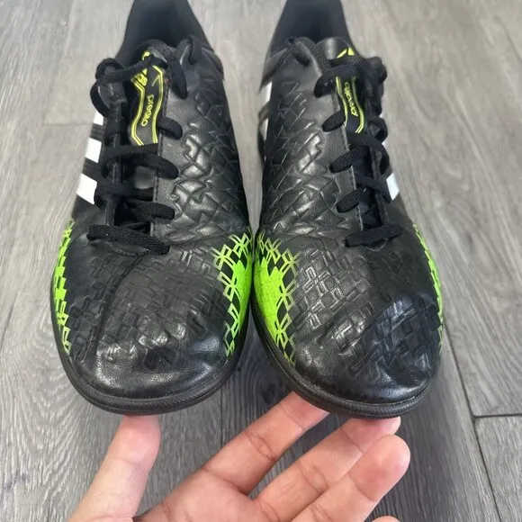 Adidas Predito Soccer Turf Shoes Cleats Mens 12 Predator Black Green