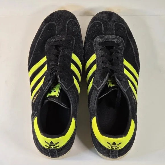 Adidas Samba Mens Size 10.5 Court Shoes Pickleball Sneaker Black Electric Q20604