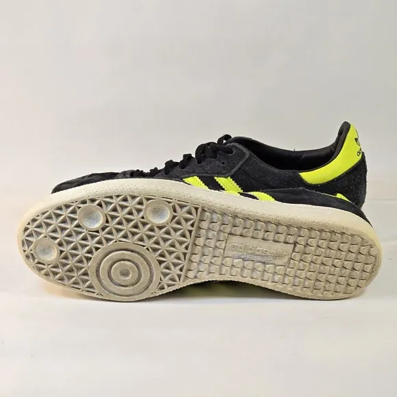 Adidas Samba Mens Size 10.5 Court Shoes Pickleball Sneaker Black Electric Q20604