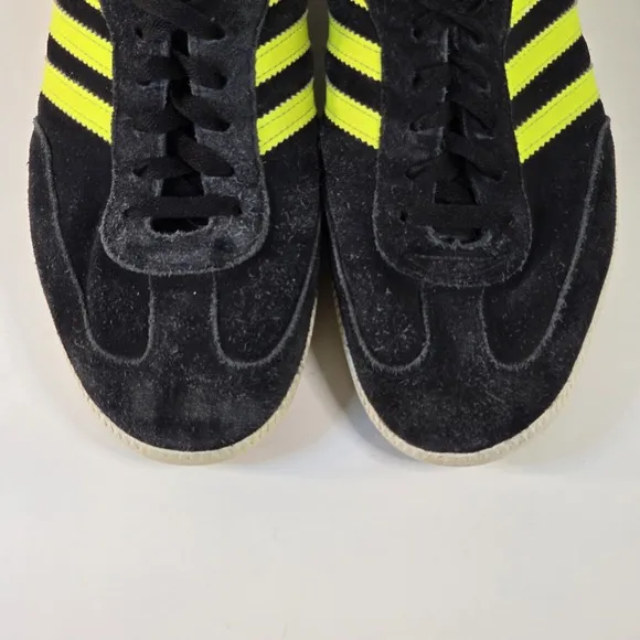 Adidas Samba Mens Size 10.5 Court Shoes Pickleball Sneaker Black Electric Q20604
