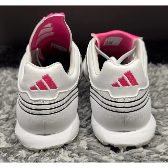 Adidas Soccer Shoes Cleats Size 8 White Pink Predator Precision.3 Turf Soccer