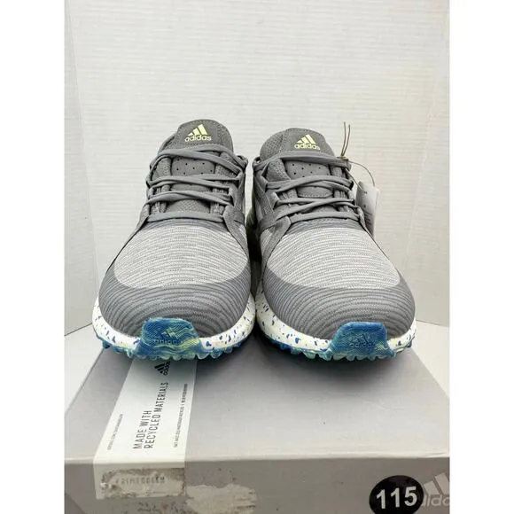 Adidas Solarthon Boost Spikeless Golf Turf Shoes Gray Green FZ1025 Mens Size 9