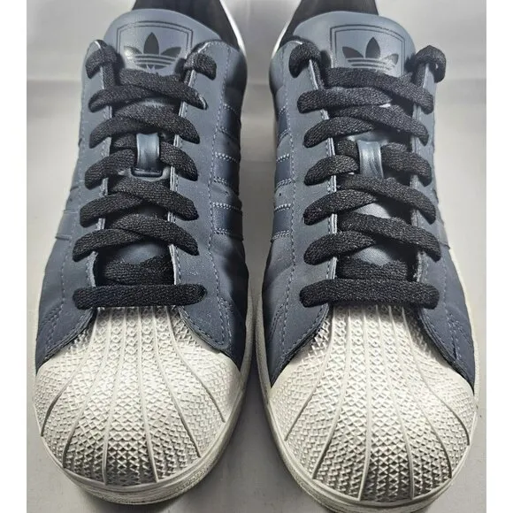 ADIDAS SUPERSTAR MG CORE Gray OFF WHITE Size 9