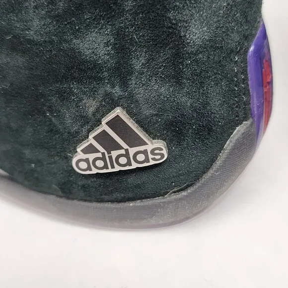 Adidas T-Mac 2 97 Black/White/Purple Basketball Shoes Mens Size 10
